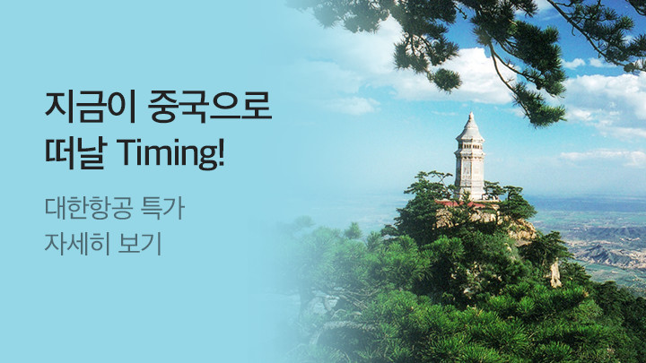 [PC][항공]대한항공 중국_RB0119